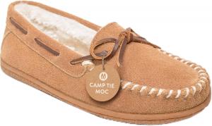 Женские тапочки Minnetonka Camp Tie Moc - уютные домашние/уличные с прочной подошвой