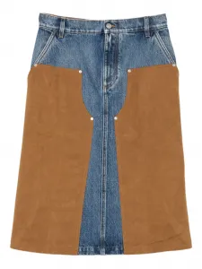 Миди-юбка с вставками STELLA MCCARTNEY, синий