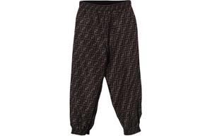 FENDI Детские вязаные спортивные штаны Black