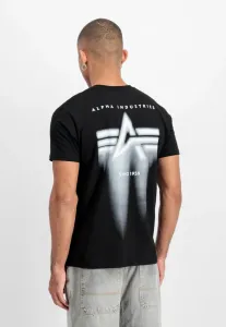 Футболка с принтом в виде аэрозоля Alpha Industries, Black/White