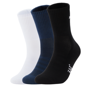 Носки до колена мужские, набор из 3 пар 361°, 3 pack (черный+белый+синий)