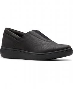 Женские туфли Cloudsteppers Breeze Sky Ria с круглым носком Clarks, Black, Black Textile