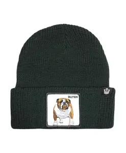 Шапка-Бини «Скотный двор» с нашивкой спереди. Goorin Bros, зеленый