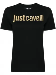 Футболка с логотипом Just Cavalli, черный