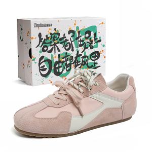 Xingdiman Женские кэжуал кеды лоу-топ розовые, цвет Pink