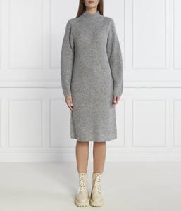 Платье Boss Orange с добавлением шерсти, серый