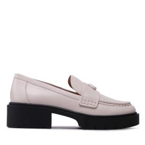 Лоферы Coach Loafers Leah CB990 Chalk, бежевый