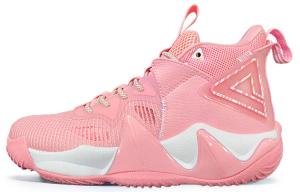 Баскетбольные кроссовки мужские высокие розовые Peak