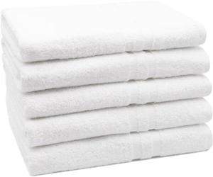 Полотенце для душа Zollner 00000134 5 шт, 70x1x140 см, белый