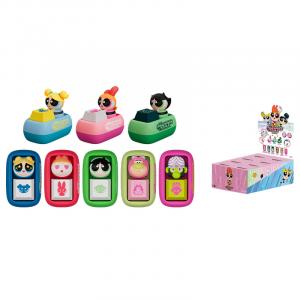 Кейкап Chibi персонажи The Powerpuff Girls слепой бокс товары одиночный мистери бокс/полный бокс 8 шт SOAP STUDIO