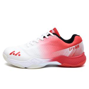 Кроссовки LEFUS Badminton Shoes Unisex Low-top White/Red, белый/красный