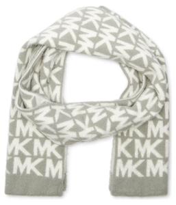Шарф женский Michael Kors с монограммами, серый