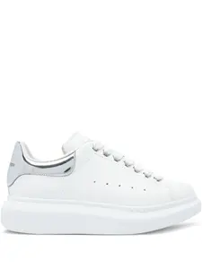 Кроссовки с эффектом металлик Alexander McQueen, белый