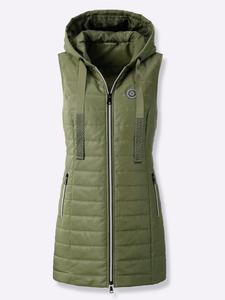 WITT WEIDEN Длинный жилет оливкового цвета