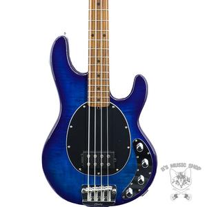 Басс гитара Sterling by Music Man StingRay RAY34 Flame Maple in Neptune Blue w/Gig Bag