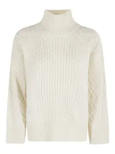 Свитер с бахромой Ermanno Firenze, нейтральный