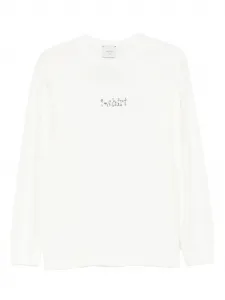 Футболка с длинными рукавами и отделкой Alysi, белый