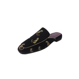 Hongyanglin Женские тапочки с закрытым носком черные, цвет Black