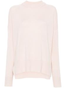 Jil Sander джемпер из кашемира с круглым вырезом, розовый