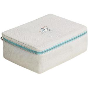 HERMES Хлопковая дорожная сумка для хранения унисекс жемчужно-серый, Pearl Gray