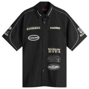 Футболка с надписью «Ужас» Pleasures, черный