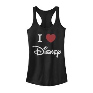 Майка с логотипом Disney I Love Disney для юниоров Licensed Character, черный