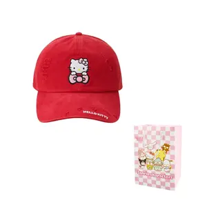Sanrio Хлопковая бейсболка Hello Kitty унисекс, Hello Kitty Red Baseball Cap
