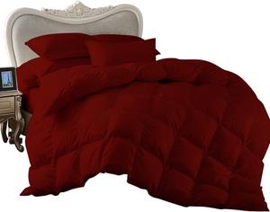 BesBedding Комплект постельного белья Bed in a Bag из 100% длинноволокнистого хлопка плотностью 500 г/м² бордового цвета Burgundy