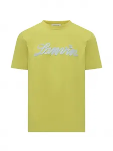 Футболка с логотипом Lanvin, желтый