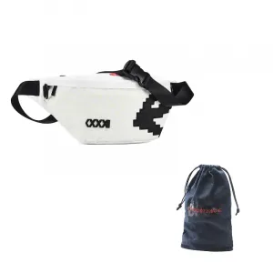 COEXISTENCE Полиэстеровая сумка-слинг, через плечо, поясная сумка Regular Unisex белая