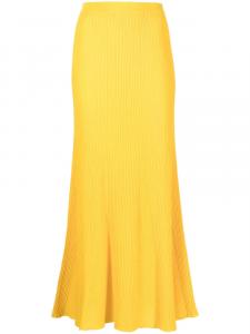 Шерстяная юбка с завышенной талией Gabriela Hearst, желтый