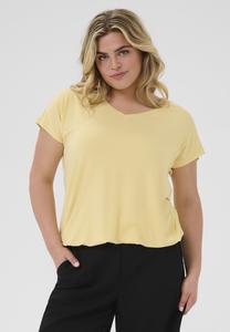 Базовая футболка KCJENA Kaffe Curve, светло-желтый