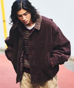 Куртка из биообработанного вельвета с мягкой подкладкой, укороченный, 2025AW Nautica, цвет Brown