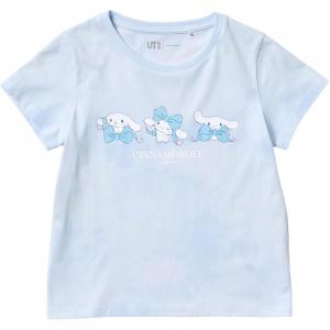 Футболка SANRIO Yugui Dog для детей 3-7 лет UNIQLO, светло-голубой