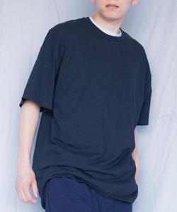 Футболка свободного кроя из ультраплотного хлопка GILDAN, темно-синий