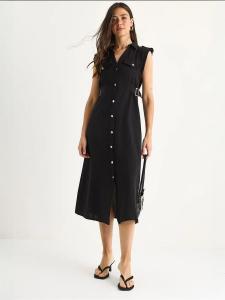 Платье-рубашка Bianco Lucci, черный