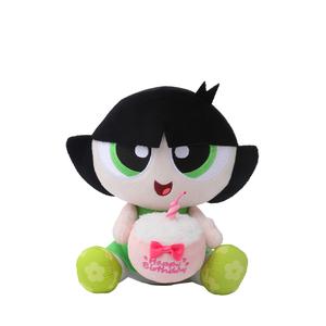 Креативная милая забавная плюшевая кукла The Powerpuff Girls для дня рождения, высота 20 см HUGKIS