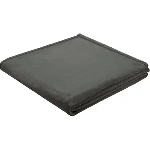 Плед King Fleece, легкий, уютный плед Biederlack, антрацит