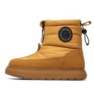 Утепленные противоскользящие короткие снежные ботинки Unisex для увеличения роста KUNGFUDEER, коричневый