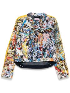 Charles Jeffrey Loverboy джинсовая куртка art, синий