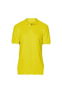 Рубашка поло из двойного пике с короткими рукавами Softstyle Gildan, желтый