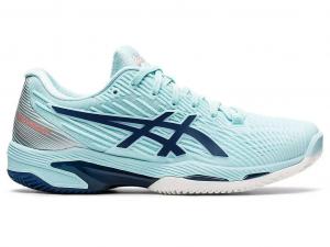 Женские теннисные кроссовки Asics Solution Speed FF 2 Clay 1042A134-403, синие, GBNC1131