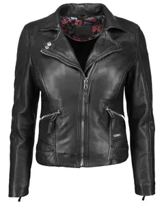 Кожаная куртка МУСТАНГ "31019271" Mustang, черный