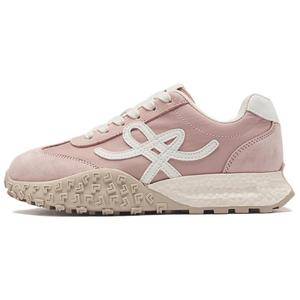 AGSDON Женские повседневные кеды на низком ходу 3,5 см розовые, цвет Pink