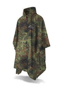 Дождевик-Пончо из ткани Рипстоп Дерри Normani, цвет flecktarn