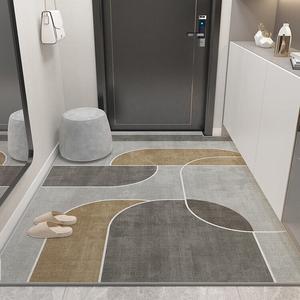 Budis Ковер 120х180 см для прихожей/ванной с геометрическим дизайном, абсорбирующий, противоскользящий, Jinguan-8
