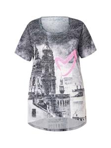 Футболка MIAMODA, цвет graphitgrau