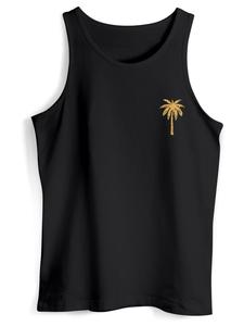 Neverless Футболка 'Palme' в крапчатом черном цвете