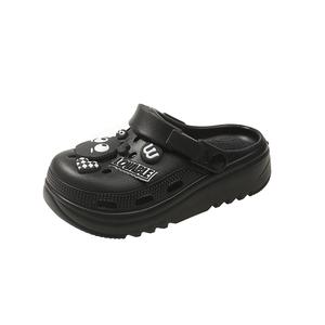 LONGDUIZHANG Клоги женские XM-5511-HB черные [Освежающие дышащие], цвет XM-5511-HB Black[Refreshing Breathable]