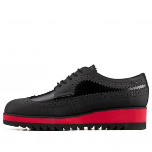 (WMNS) Onitsuka Tiger Brogue 'Black Classic Red'